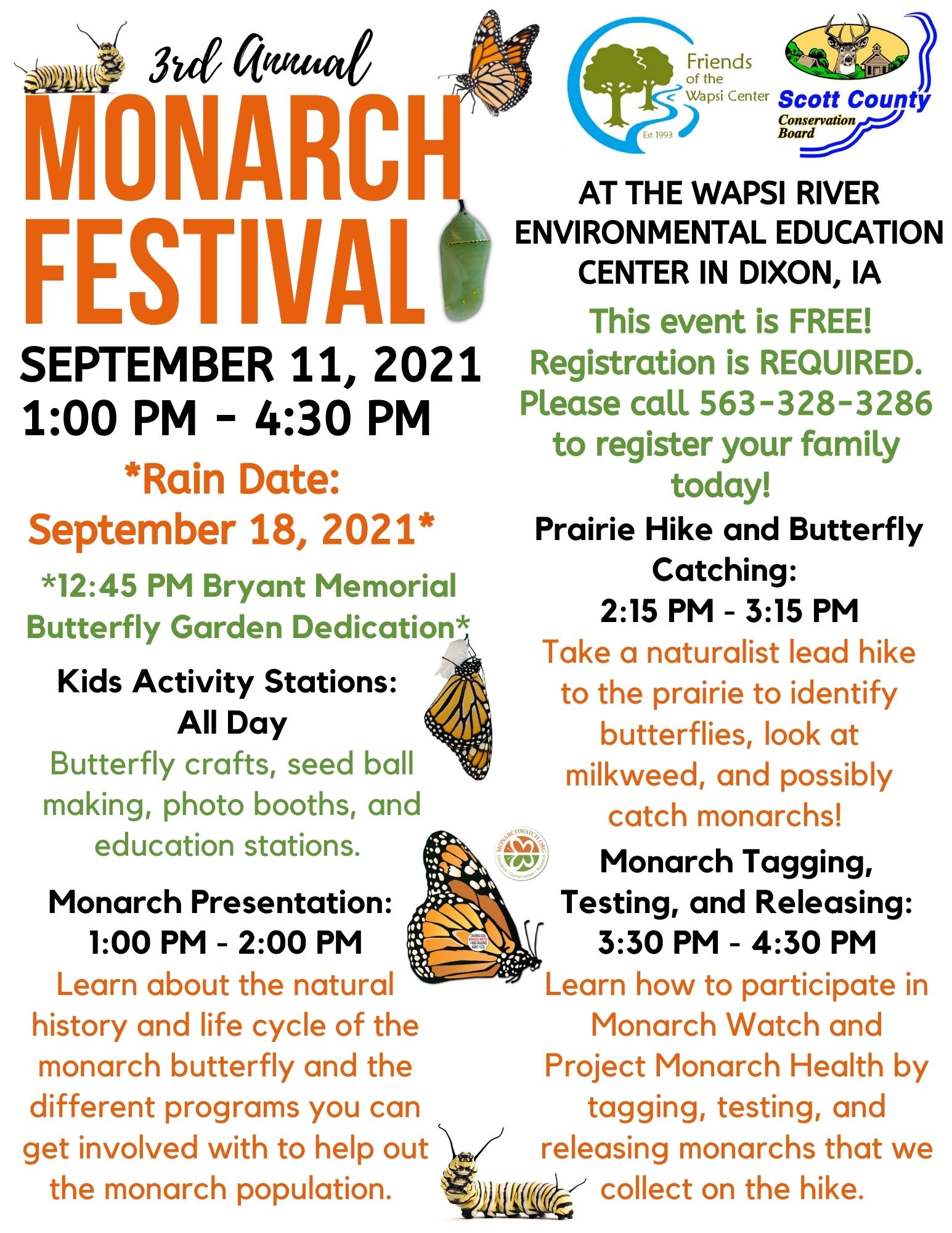 Monarch Festival Scott County, Iowa
